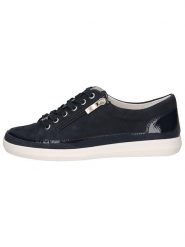 Caprice Skórzane sneakersy w kolorze granatowym rozmiar: 39. Niebieskie obuwie sportowe damskie Caprice, ze skóry, bez zapięcia. Za 263.53 zł.