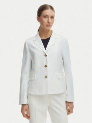 Tommy Hilfiger Marynarka WW0WW49335 Biały Slim Fit. Białe marynarki i żakiety damskie Tommy Hilfiger, bez wzorów, z syntetyku. Za 1,199.00 zł.