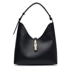 Torebka Furla. Czarne torebki klasyczne damskie Furla, bez dodatków. Za 1,349.00 zł.