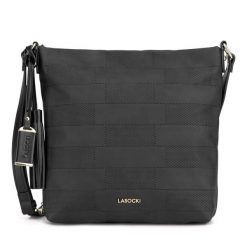 Torba Lasocki. Czarne listonoszki damskie Lasocki, bez wzorów, bez dodatków. Za 179.99 zł.