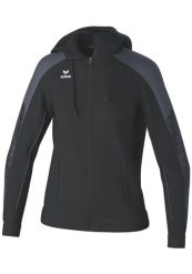 Damska bluza dresowa z kapturem Erima Evo Star. Czarne bluzy damskie Erima, bez wzorów, z dresówki, z kapturem. Za 243.00 zł.