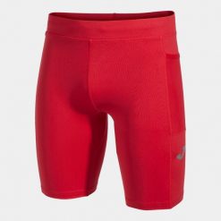 Legginsy Joma Elite X czerwone do biegania. Czerwone legginsy damskie Joma, bez wzorów, z poliamidu. W wyprzedaży za 147.00 zł.
