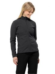 Jack Wolfskin Kurtka polarowa "Taunus" w kolorze czarnym rozmiar: XL. Czarne kurtki damskie Jack Wolfskin, xl, z materiału, bez kołnierzyka. Za 184.46 zł.