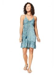 Ipanima Sukienka w kolorze niebiesko-turkusowym rozmiar: 34/36. Niebieskie sukienki damskie Ipanima, bez wzorów, bez ramiączek. Za 65.99 zł.