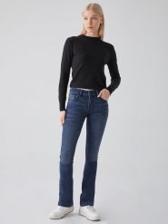 LTB Dżinsy "Fallon" - Flare fit - w kolorze granatowym rozmiar: W27/L32. Niebieskie jeansy damskie LTB. Za 118.56 zł.