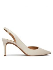 MICHAEL Michael Kors Szpilki Alina Flex Sling Pump 40R4HNMP1L Écru. Szpilki damskie MICHAEL Michael Kors, bez wzorów, ze skóry, bez obcasa, na szpilce, bez zapięcia. Za 549.99 zł.