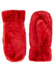 Zwillingsherz Rękawiczki "Fury" w kolorze czerwonym rozmiar: onesize. Czerwone rękawiczki damskie Zwillingsherz, bez wzorów, z polaru. Za 95.92 zł.