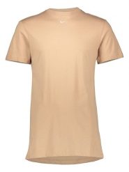 Nike Sukienka "Essentials" w kolorze beżowym rozmiar: XS. Brązowe sukienki damskie Nike, bez wzorów, z bawełny, bez ramiączek. Za 69.58 zł.