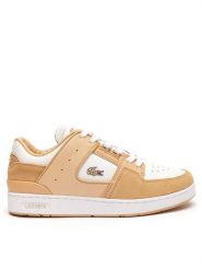 Lacoste Sneakersy Court Cage 747SFA0105 Brązowy. Brązowe obuwie sportowe damskie Lacoste, ze skóry, bez zapięcia. Za 279.99 zł.