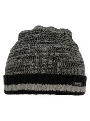 Roadsign Czapka w kolorze czarno-szarym rozmiar: onesize. Czarne czapki damskie Roadsign, bez wzorów, prążkowane. Za 39.21 zł.