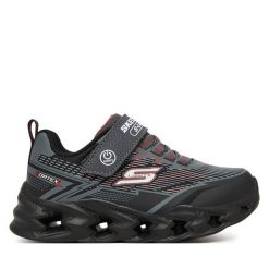 Sneakersy Skechers. Czarne skarpety i rajstopy dziewczęce Skechers, bez wzorów. Za 139.99 zł.