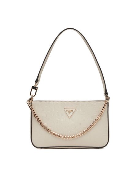 Guess Torebka Noelle II Mini HWZG96 72720 Écru. Torebki klasyczne damskie Guess, ze skóry, bez dodatków. Za 289.99 zł.