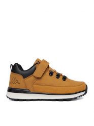 Kappa Sneakersy CEO-35ILIXW Brązowy. Brązowe buty sportowe chłopięce Kappa, ze skóry, bez zapięcia. Za 149.99 zł.