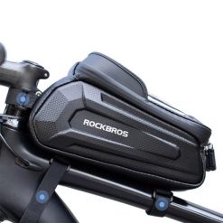 Sakwa rowerowa Rockbros B68. Czarne torebki klasyczne damskie ROCKBROS, bez dodatków. Za 79.99 zł.