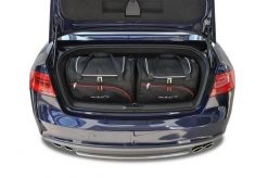 Torby Do Bagażnika Audi A5 Cabrio 2008-2016 4Szt Kjust. Czarne torby podróżne KJUST, bez wzorów, z kauczuku. Za 974.00 zł.