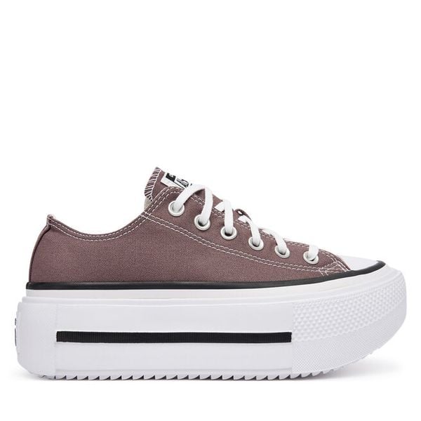 Trampki Converse. Brązowe trampki damskie Converse, bez wzorów, bez zapięcia. Za 399.99 zł.