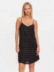 ONLY Sukienka koktajlowa Karla 15331748 Czarny Regular Fit. Czarne sukienki damskie Only, bez wzorów, z syntetyku, wizytowe, bez ramiączek. Za 109.99 zł.