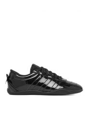 Adidas Sneakersy C-GRAND COURT LO GIRLS J KI3063 Czarny. Czarne trampki dziewczęce Adidas, bez wzorów, ze skóry, bez zapięcia. Za 199.99 zł.