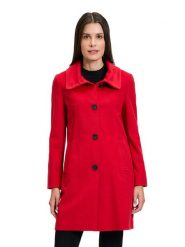 Betty Barclay Płaszcz w kolorze czerwonym rozmiar: 42. Czerwone płaszcze damskie Betty Barclay, bez wzorów, bez kaptura. Za 347.99 zł.