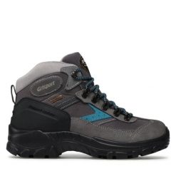 Trekkingi Grisport. Szare obuwie trekkingowe damskie Grisport, bez zapięcia. Za 349.99 zł.