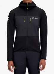 Bluza polarowa damska Berghaus MTN Guide MW Hoody. Czarne bluzy damskie Berghaus, m, bez wzorów, z elastanu, bez kaptura. Za 637.99 zł.