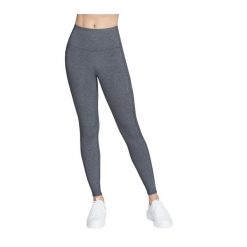 Legginsy Damskie Skechers. Szare legginsy damskie Skechers, bez wzorów. Za 164.99 zł.