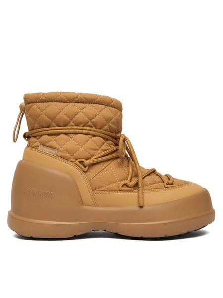 Moon Boot Śniegowce Mb Mezzaluna Quilted Mid Wp 80D2500020 Brązowy. Brązowe śniegowce damskie Moon Boot, z materiału. Za 629.99 zł.