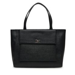 Torebka Calvin Klein. Czarne shopper bag Calvin Klein, bez dodatków. Za 359.99 zł.