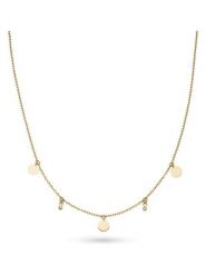 S.Oliver Naszyjnik z elementami ozdobnymi - dł. 47 cm rozmiar: onesize. Naszyjniki damskie S.Oliver, z cyrkonią, ze stali. Za 100.99 zł.