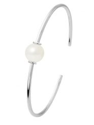 Pearl Addict Srebrna bransoletka "Prestige" z perłami rozmiar: onesize. Białe bransoletki damskie Pearl Addict, srebrne. Za 343.73 zł.