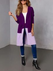 LA Angels Kardigan w kolorze fioletowym rozmiar: L. Różowe kardigany damskie LA Angels, l, bez wzorów. Za 130.99 zł.