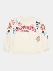 OVS Bluza 1844167 Écru Regular Fit. Bluzy dziewczęce OVS, bez wzorów, z bawełny, bez ramiączek, bez kaptura. Za 49.99 zł.