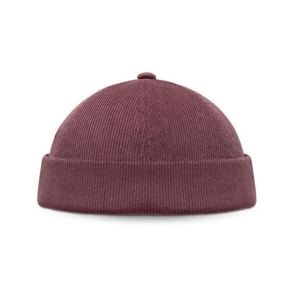 Sztruksowa czapka dokerka Siroko Cord Docker Burgundy. Czerwone czapki damskie SIROKO, bez wzorów, z bawełny. Za 43.00 zł.
