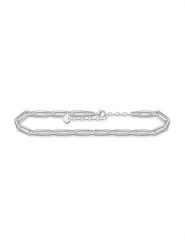 Thomas Sabo Srebrna bransoletka na kostkę rozmiar: onesize. Szare bransoletki damskie thomas sabo, srebrne. Za 204.95 zł.
