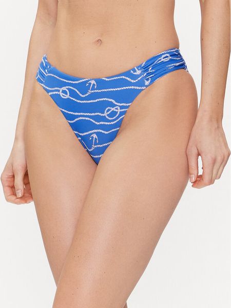 Seafolly Dół od bikini Set Sail 40726 Niebieski. Niebieskie bikini Seafolly, bez wzorów, z syntetyku. Za 379.99 zł.