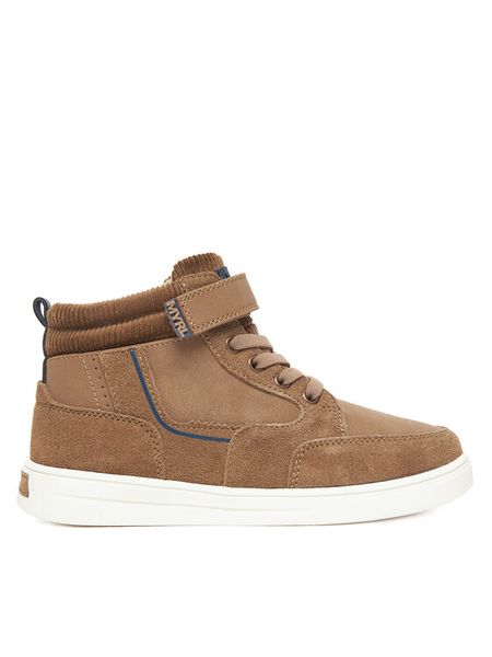 Mayoral Sneakersy 46607 Brązowy. Brązowe buty sportowe chłopięce Mayoral, ze skóry, bez zapięcia. Za 153.99 zł.