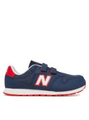 New Balance Sneakersy GV500NV1 Niebieski. Niebieskie buty sportowe chłopięce New Balance, z materiału, bez zapięcia. Za 149.99 zł.