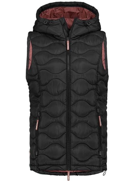 Sublevel Kamizelka pikowana w kolorze czarnym rozmiar: XL. Czarne kamizelki damskie Sublevel, xl, bez wzorów, bez kaptura. Za 165.71 zł.