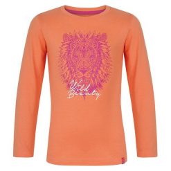 Loap Koszulka Dziewczęca Z Długim Rękawem Izida 112/116 Pomarańczowa. Brązowe koszulki i t-shirty dziewczęce Loap, z długim rękawem. W wyprzedaży za 17.00 zł.