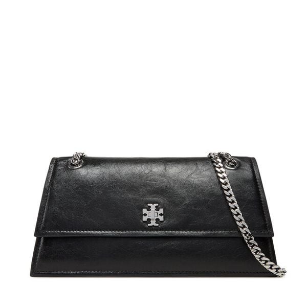 Torebka Tory Burch. Czarne torebki wieczorowe damskie Tory Burch, bez wzorów, bez dodatków. Za 1,879.00 zł.