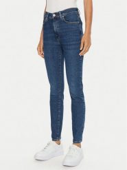 Hugo Jeansy Malu_B 50515814 Niebieski Skinny Fit. Niebieskie jeansy damskie Hugo, bez wzorów, z bawełny. Za 479.99 zł.