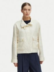 Tommy Hilfiger Kurtka przejściowa WW0WW48616 Beżowy Relaxed Fit. Brązowe kurtki damskie Tommy Hilfiger, xs, bez wzorów, ze lnu, bez kaptura. Za 1,099.00 zł.