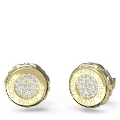 Kolczyki Guess. Żółte kolczyki damskie Guess, złote. Za 219.99 zł.