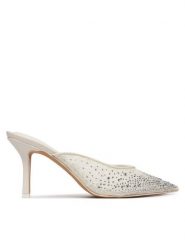 Aldo Klapki Mera 14241569 Biały. Białe klapki damskie ALDO, bez wzorów, z materiału, bez obcasa, bez zapięcia. Za 419.99 zł.