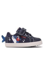 Geox Sneakersy B Kilwi Boy B25A7C01022C4064 M Granatowy. Niebieskie buty sportowe chłopięce Geox, z materiału, bez zapięcia. Za 199.99 zł.