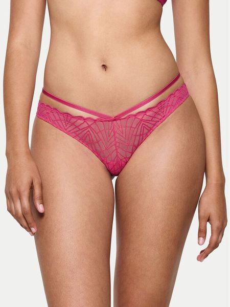 Triumph Stringi That Night In Vegas 10224867 Różowy. Czerwone stringi Triumph, bez wzorów, z syntetyku. Za 49.00 zł.