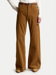 Polo Ralph Lauren Spodnie materiałowe 211B17556002 Brązowy jasny Flare Fit. Brązowe spodnie materiałowe damskie Polo Ralph Lauren, bez wzorów, z bawełny. Za 1,199.00 zł.