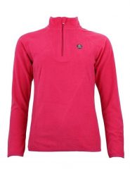 Peak Mountain Bluza polarowa "Afinor" w kolorze różowym rozmiar: XL. Różowe bluzy damskie Peak Mountain, xl, z aplikacjami, z materiału, bez kaptura. Za 83.42 zł.