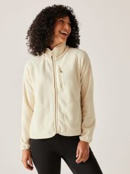 Regatta Kurtka polarowa "Frankie" w kolorze kremowym rozmiar: 36. Brązowe kurtki damskie Regatta, bez wzorów, z polaru, bez kaptura. Za 101.70 zł.