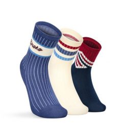 Ęce skarpetki bawełniane 3-pak Lifestyle Siroko Mini Club Navy. Niebieskie skarpetki damskie SIROKO, bez wzorów, z bawełny. Za 63.00 zł.